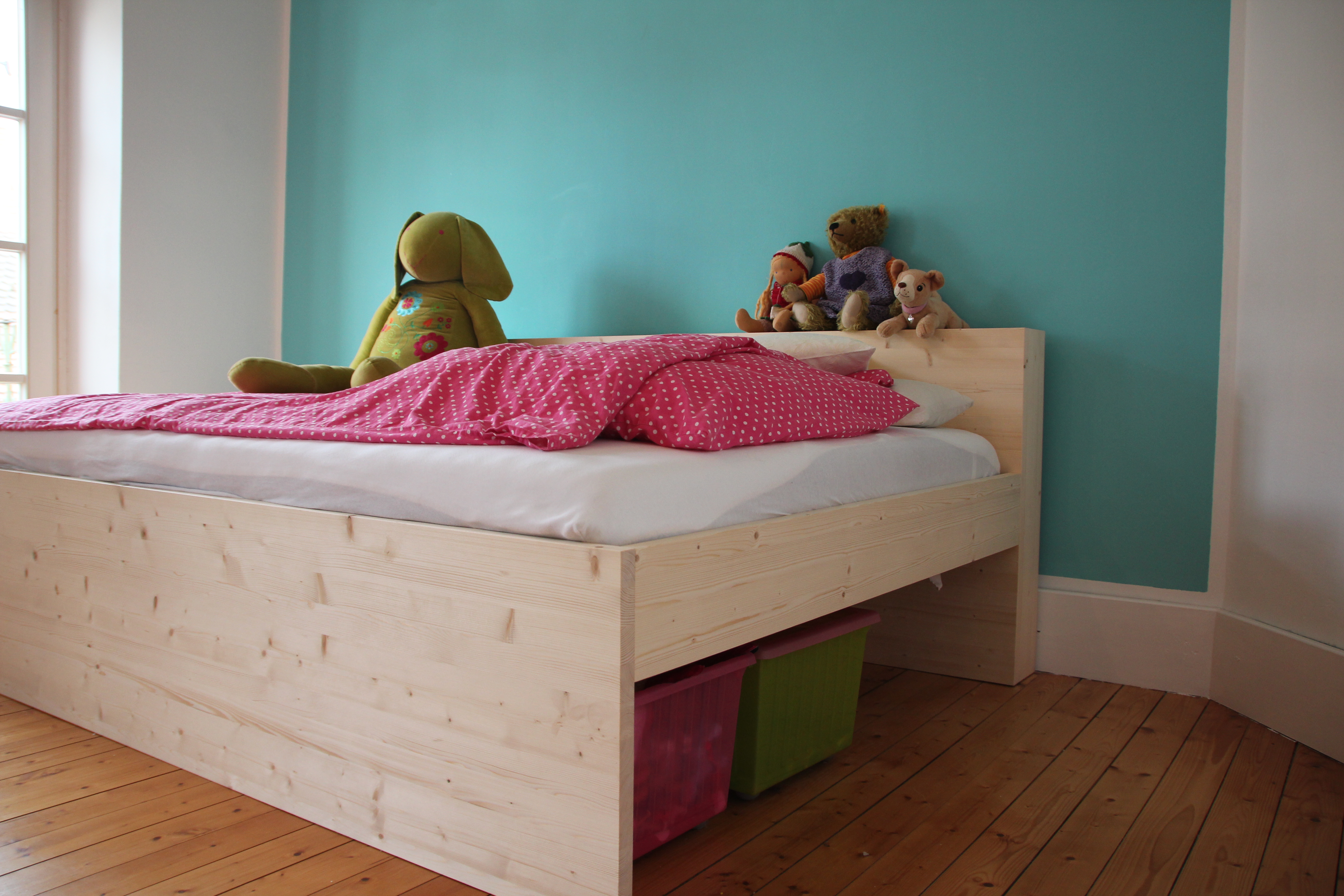 Kinder-Bett in Fichte Natur